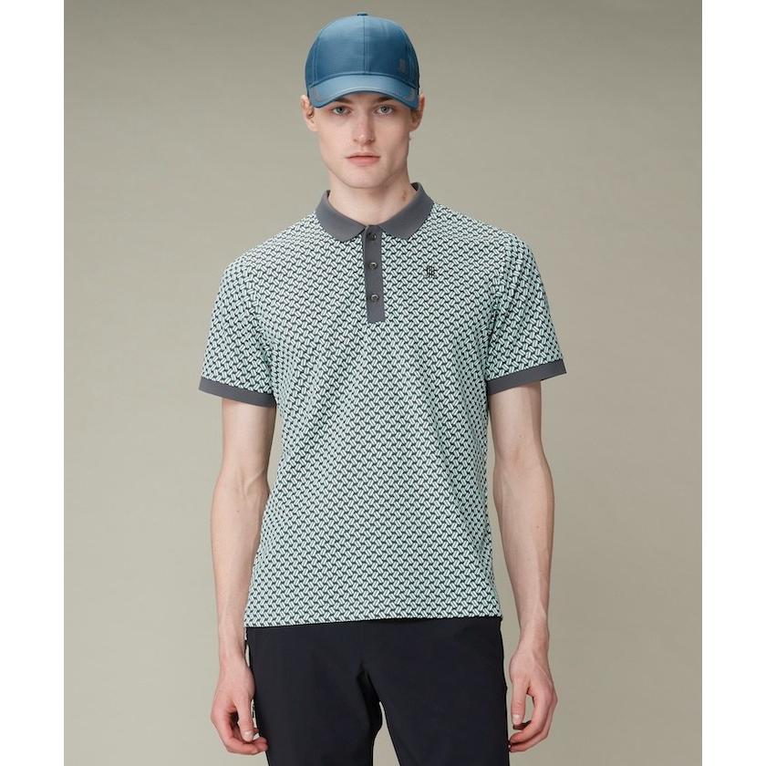 LANVIN SPORT 公式 ランバン スポール 幾何柄プリント 半袖