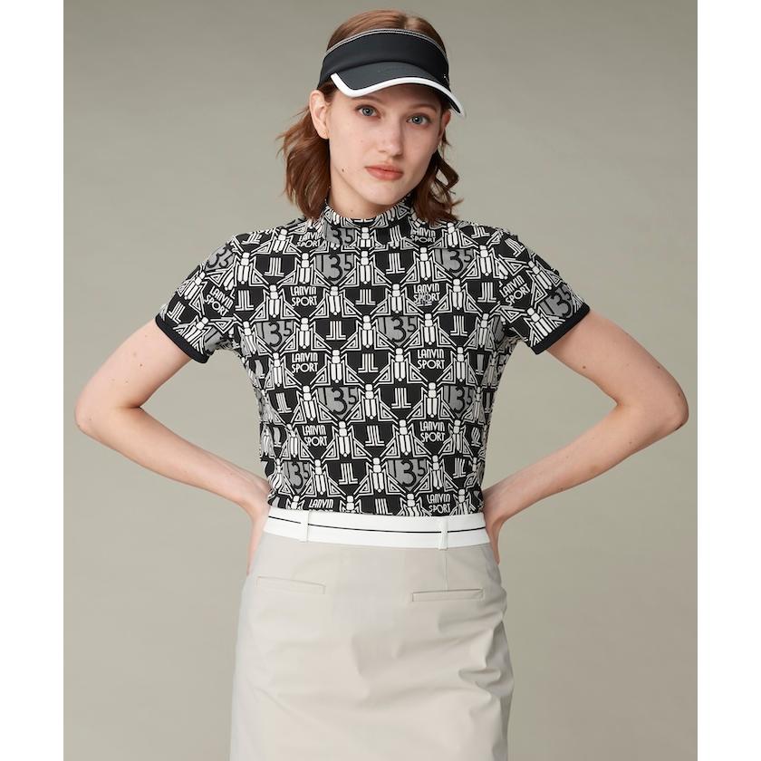LANVIN SPORT レディース ゴルフウェア セット LANVIN SPORT 公式 ランバン スポール 135周年 モックネック半袖