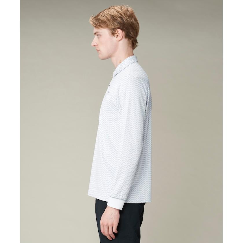 LANVIN SPORT 公式 ランバン スポール ジャガード長袖ポロシャツ