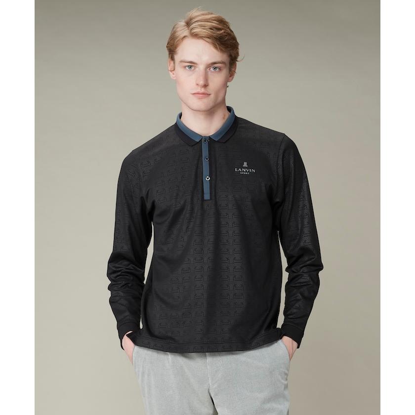 ランバン スポール LANVIN SPORT 長袖ポロシャツ　サイズ44 ランバン スポール LANVIN SPORT 長袖ポロシャツ サイズ44