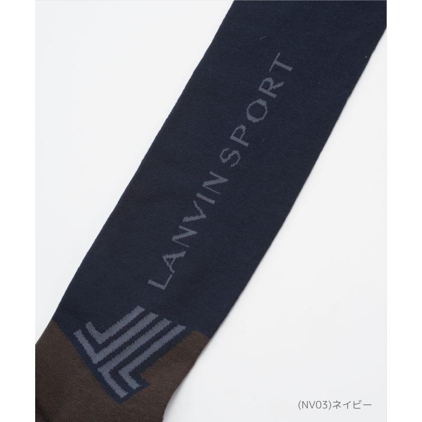 LANVIN SPORT 公式 ランバン スポール ダブルJLロゴ ニーハイソックス