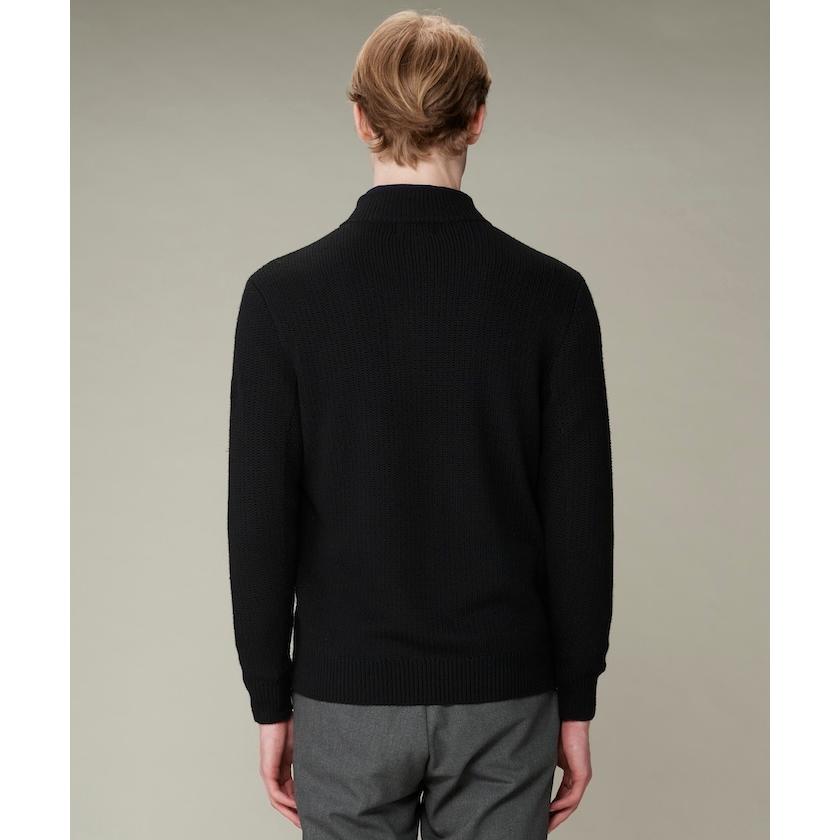 LANVIN SPORT 公式 ランバン スポール ニットブルゾン メンズ 蓄熱保温