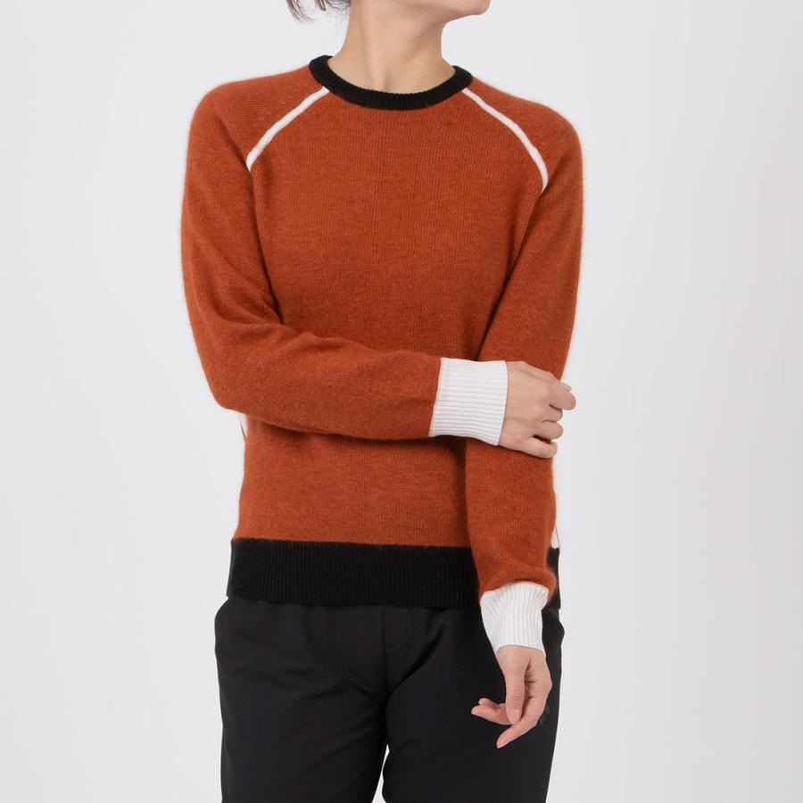 ランバンスポール　フード付きニット　レッド LANVIN SPORT（ランバンスポール） 公式 ランバン スポール クルー