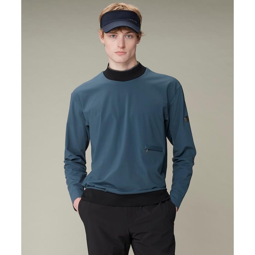 LANVIN SPORT 公式 ランバン スポール リブ衿カットソー メンズ 小物 