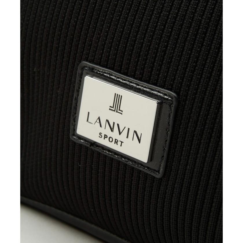半額以下！タグ付新品未使用【LANVIN】ランバン スポール タックスカート黒L LANVIN SPORT 公式 ランバン スポール 保冷カートバッグ メンズ