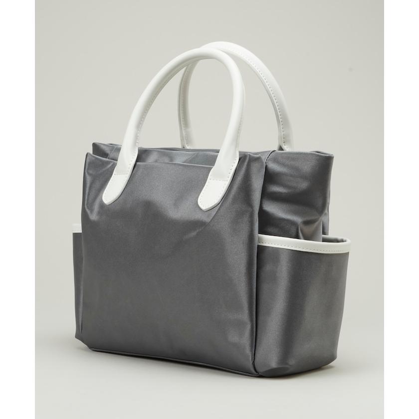 【ランバンスポール】人気サテン調×エナメル 刻印ロゴネーム ゴルフカートバッグ LANVIN SPORT 公式 ランバン スポール 3層カートバッグ サテン