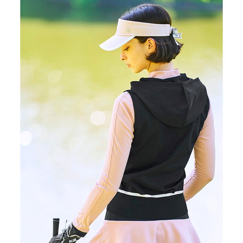 LANVIN SPORT 公式 ランバン スポール WEB限定 パーカーニットベスト 