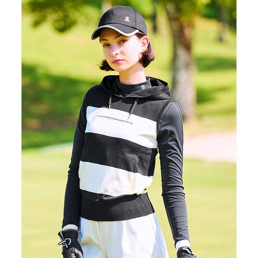 LANVIN SPORT レディース ゴルフウェア セット LANVIN SPORT 公式 ランバン スポール 135周年 モックネック半袖