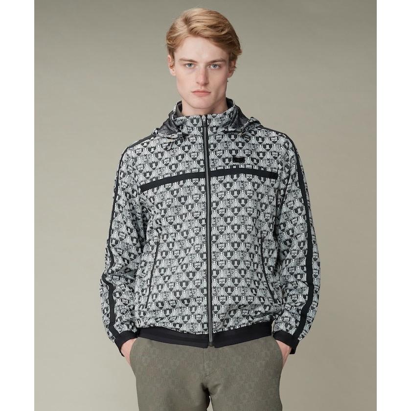 【ランバンスポール】人気刻印ロゴマークデザイン 長袖ゴルフブルゾンジャケットLL ランバンスポール】人気刻印ロゴマークデザイン 長袖ゴルフ