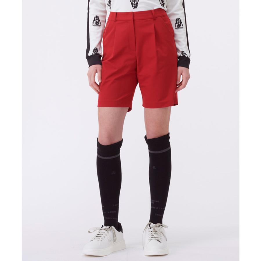 公式 ランバン スポール ショートパンツ はっ水 蓄熱保温 ストレッチ レディース ハーフパンツ フロントタック ゴルフ VG5FHP61L 25FW_2