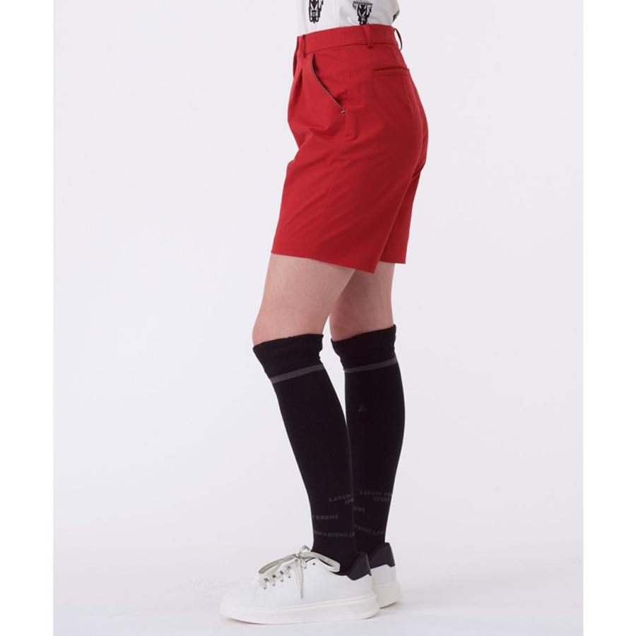 公式 ランバン スポール ショートパンツ はっ水 蓄熱保温 ストレッチ レディース ハーフパンツ フロントタック ゴルフ VG5FHP61L 25FW_5