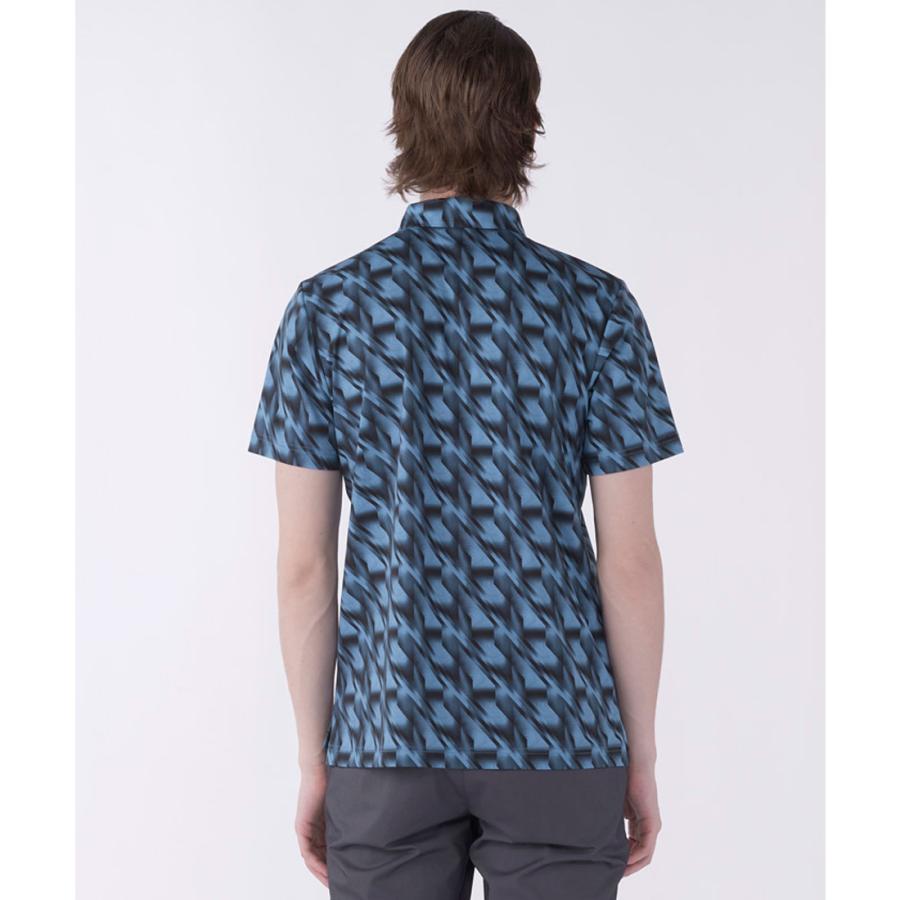 美品！LANVIN SPORT ポロシャツ 幾何学模様　XL LANVIN SPORT（ランバンスポール） 公式 ランバン スポール 幾何