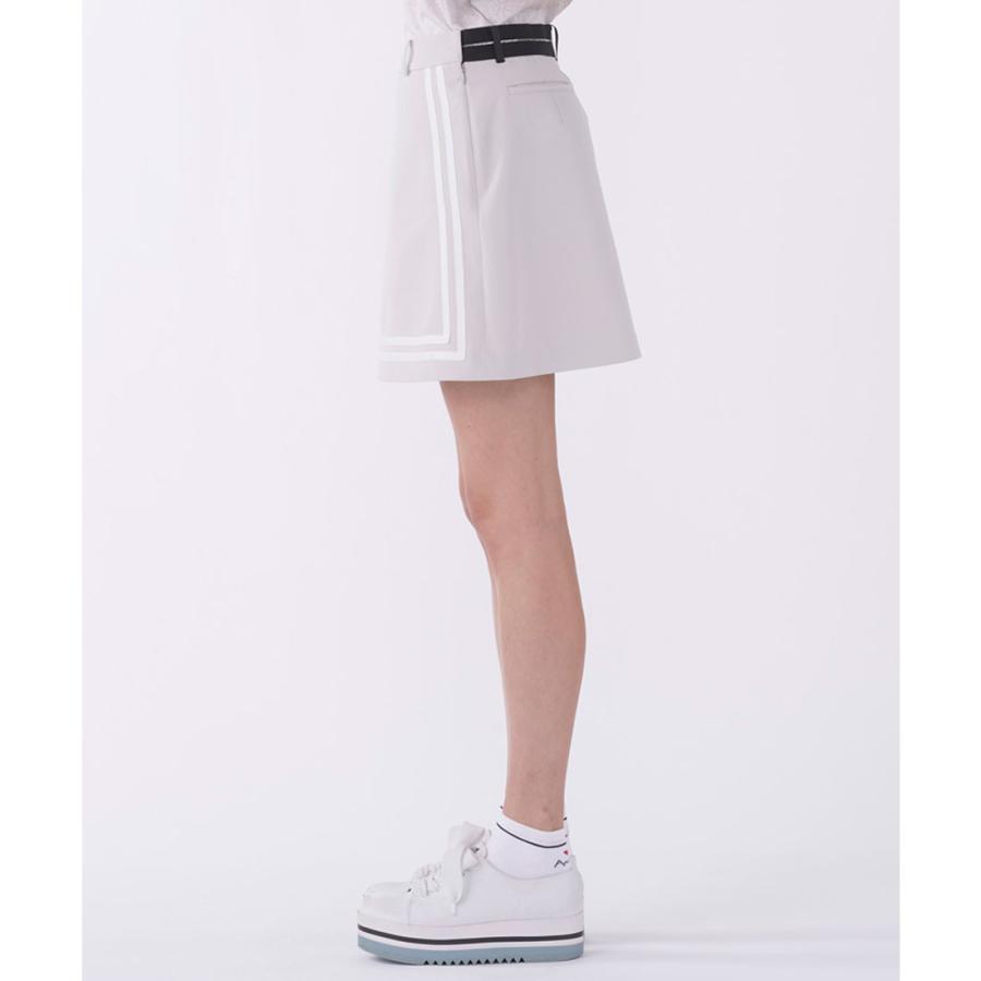 公式 ランバン スポール LANVIN SPORT ラインディテールAラインスカート レディース ウェア ゴルフ おしゃれ VG5FSK11L 25FWの画像