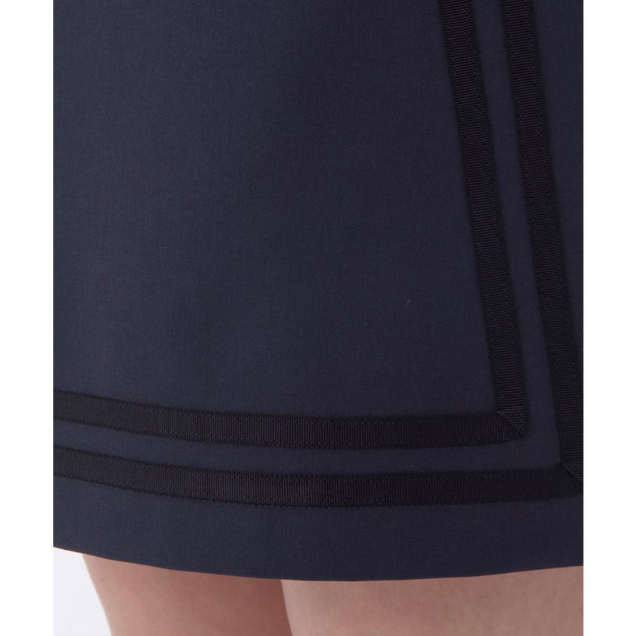公式 ランバン スポール LANVIN SPORT ラインディテールAラインスカート レディース ウェア ゴルフ おしゃれ VG5FSK11L 25FWの画像