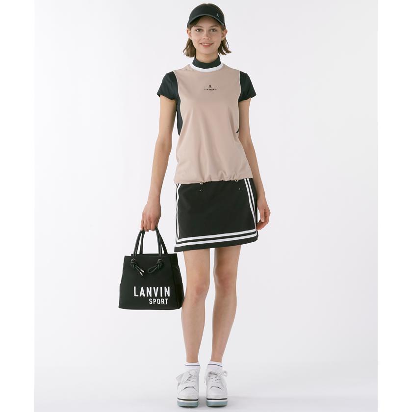 公式 ランバン スポール LANVIN SPORT ラインディテールAラインスカート レディース ウェア ゴルフ おしゃれ VG5FSK11L 25FWの画像