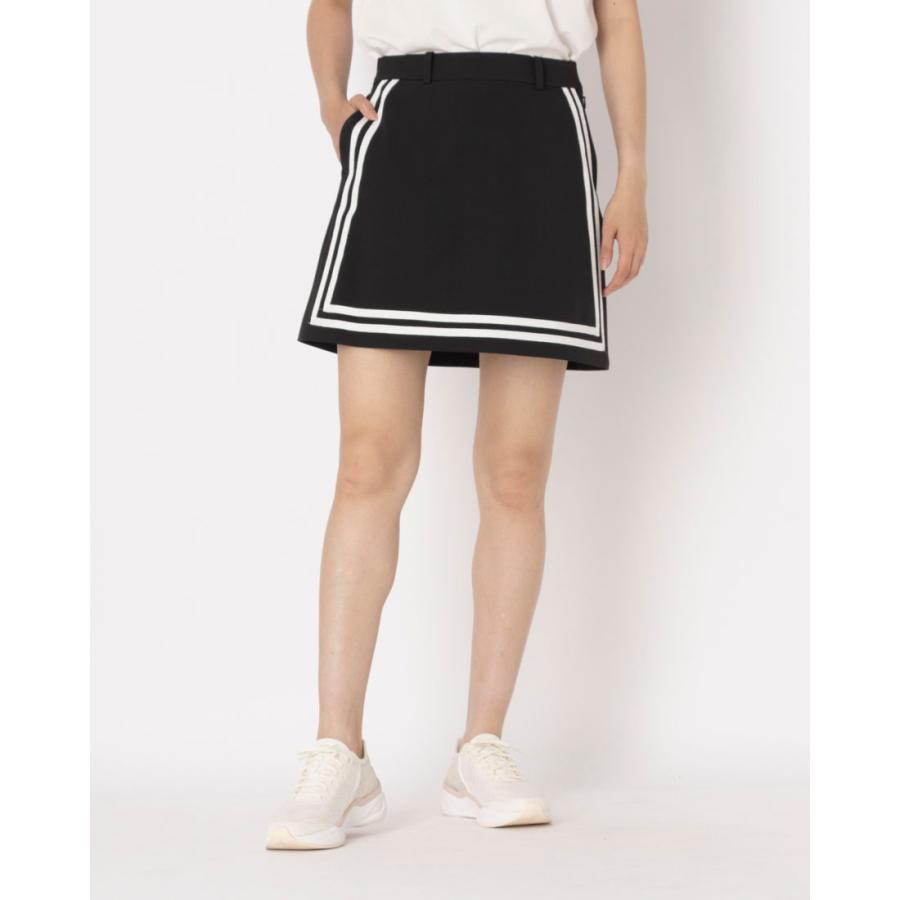 公式 ランバン スポール LANVIN SPORT ラインディテールAラインスカート レディース ウェア ゴルフ おしゃれ VG5FSK11L 25FWの画像