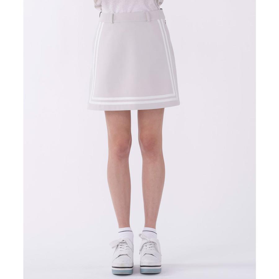 公式 ランバン スポール LANVIN SPORT ラインディテールAラインスカート レディース ウェア ゴルフ おしゃれ VG5FSK11L 25FWの画像