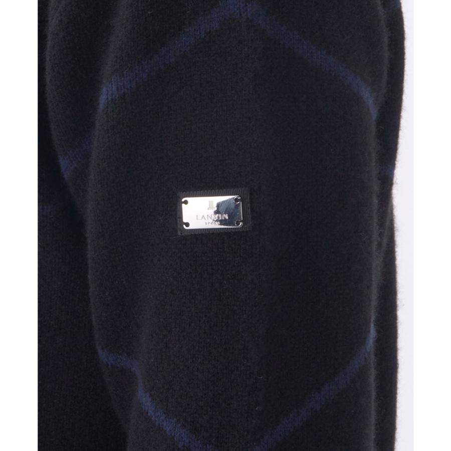 公式 ランバン スポール LANVIN SPORT クルーネックカシミヤセーター メンズ ゴルフ おしゃれ VG5FST01M 25FWの画像