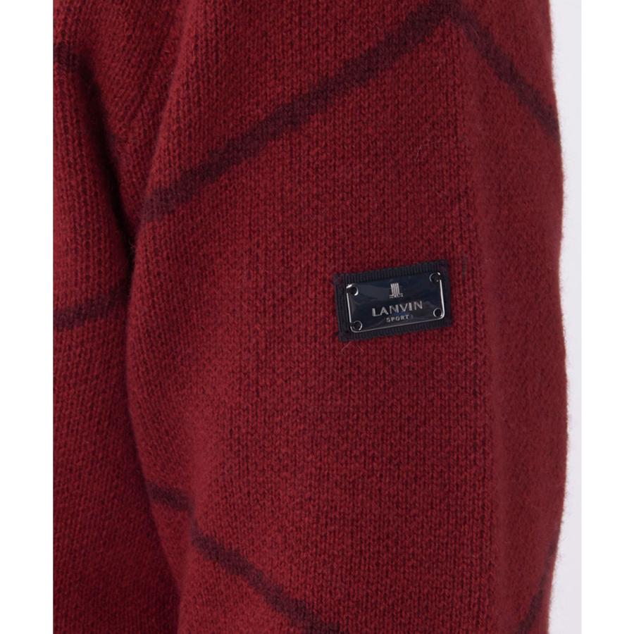 公式 ランバン スポール LANVIN SPORT クルーネックカシミヤセーター メンズ ゴルフ おしゃれ VG5FST01M 25FWの画像