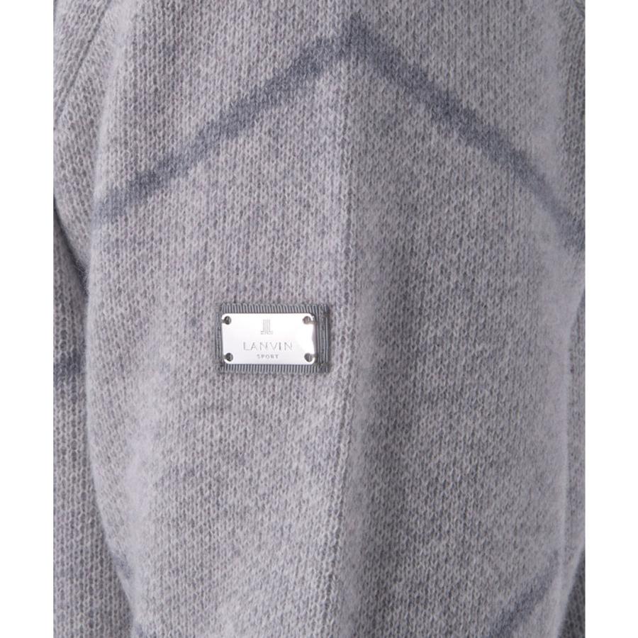 公式 ランバン スポール LANVIN SPORT クルーネックカシミヤセーター メンズ ゴルフ おしゃれ VG5FST01M 25FWの画像