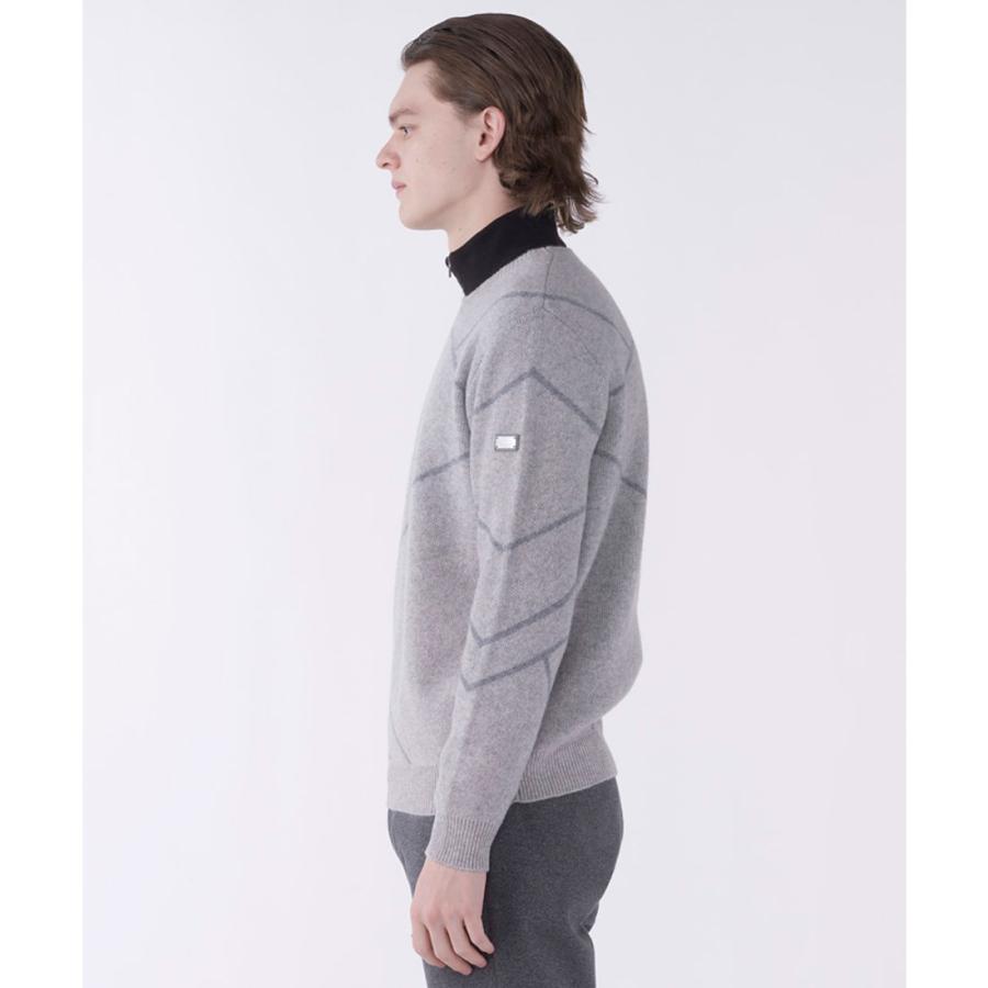 公式 ランバン スポール LANVIN SPORT クルーネックカシミヤセーター メンズ ゴルフ おしゃれ VG5FST01M 25FWの画像