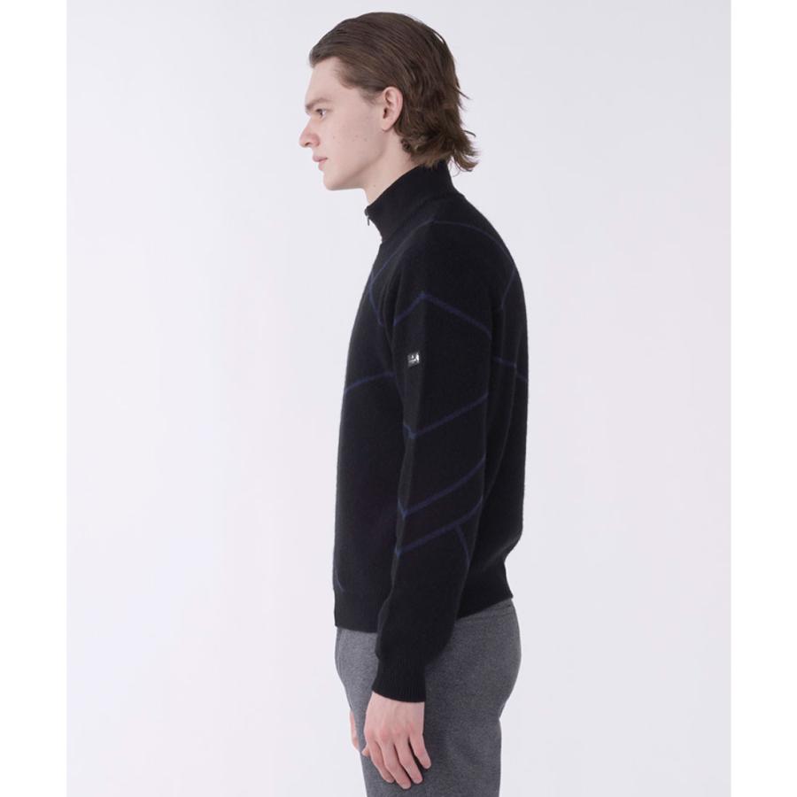公式 ランバン スポール LANVIN SPORT クルーネックカシミヤセーター メンズ ゴルフ おしゃれ VG5FST01M 25FWの画像