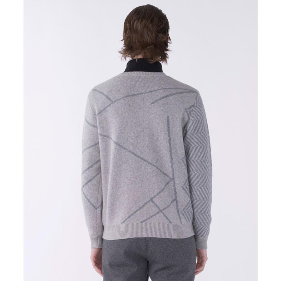 公式 ランバン スポール LANVIN SPORT クルーネックカシミヤセーター メンズ ゴルフ おしゃれ VG5FST01M 25FWの画像