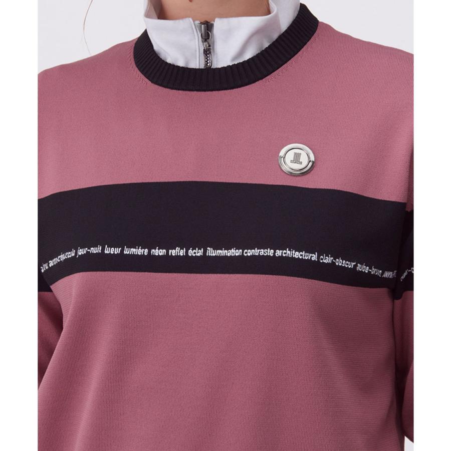 【美品/24AW】ランバンスポール　LANVIN　ゴルフ　長袖　ボーダーニット 美品/24AW】ランバンスポール LANVIN ゴルフ 長袖 ボーダー