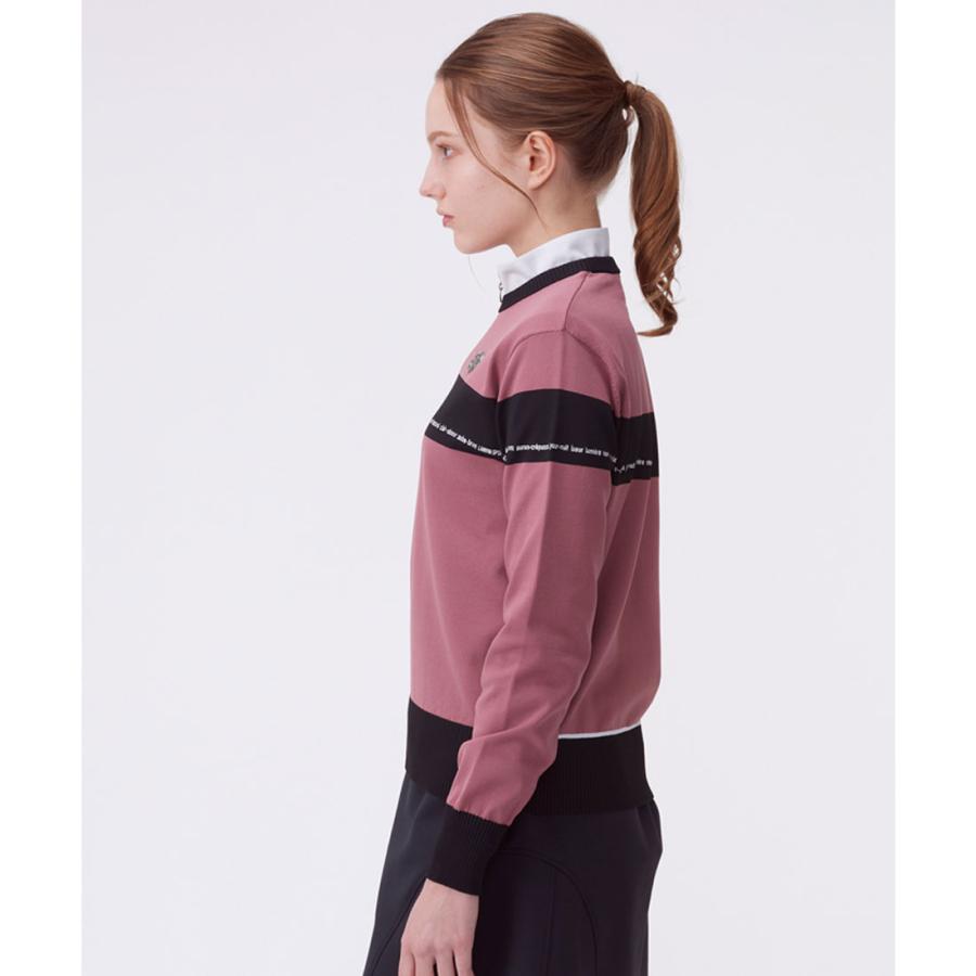 ☆新品未着用☆ランバンスポーツ LANVIN SPORT レディースセーター LANVIN SPORT 公式 ランバン スポール ポリエステルクルーネック