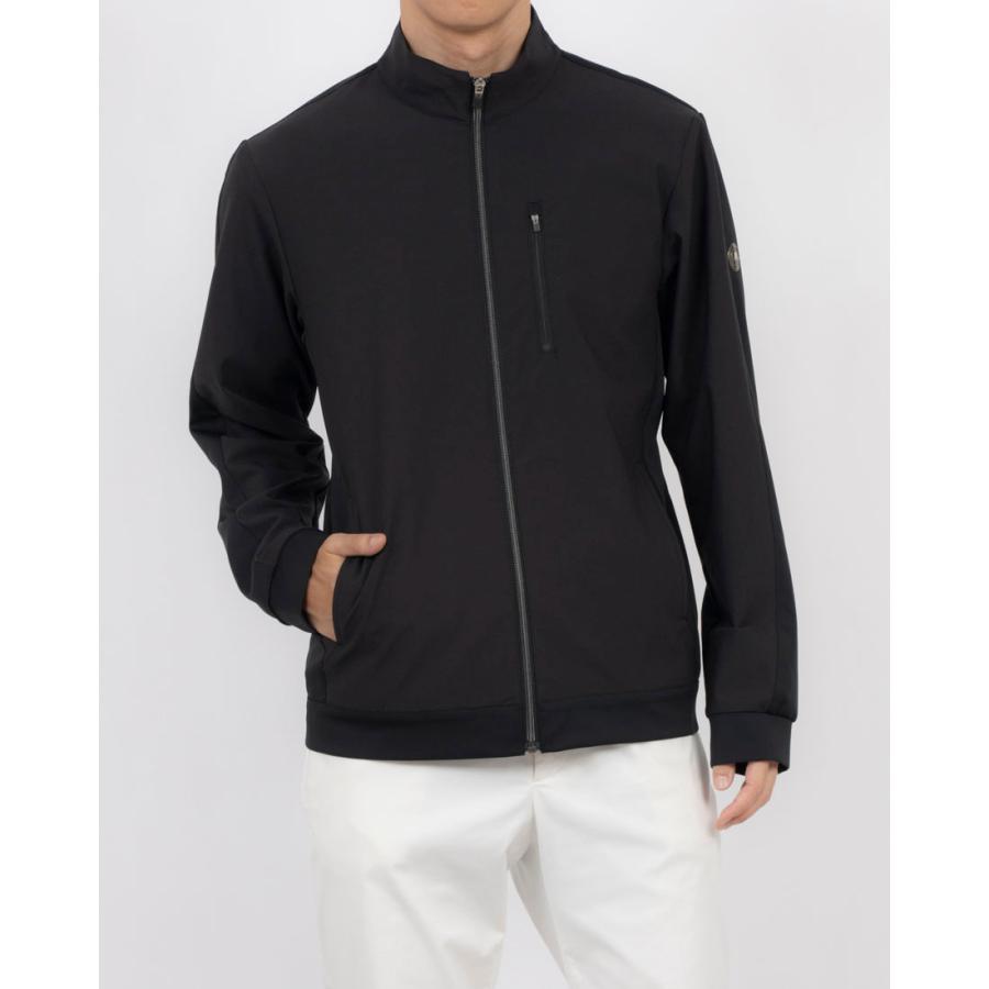 【ランバンスポール】2WAY 人気ラバーロゴ 長袖ゴルフ中綿ブルゾンジャケットL LANVIN SPORT（ランバンスポール） 公式 ランバン スポール 異素材