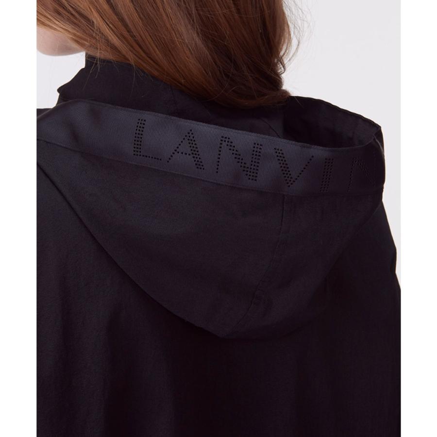 公式 ランバン スポール LANVIN SPORT ブルゾン はっ水 フード脱着可 レディース ジャケット 前開き ゴルフ VG5FWB31L 25FWの画像