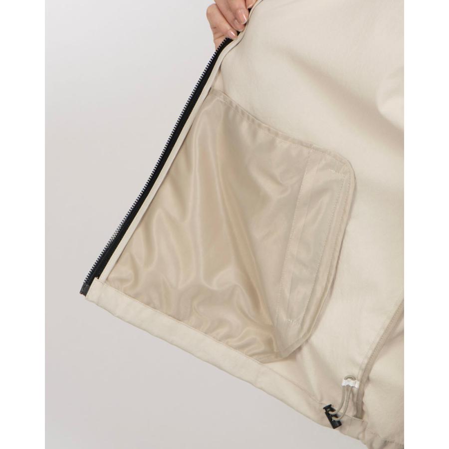 公式 ランバン スポール LANVIN SPORT ブルゾン はっ水 フード脱着可 レディース ジャケット 前開き ゴルフ VG5FWB31L 25FWの画像