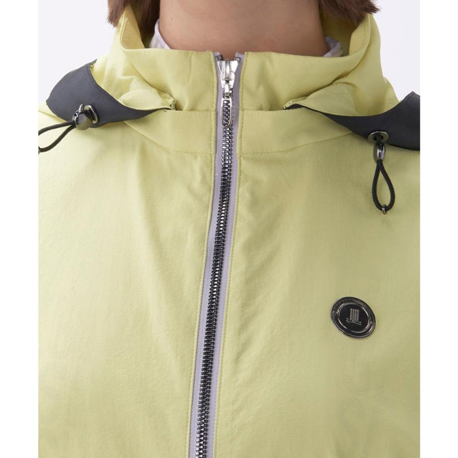 公式 ランバン スポール LANVIN SPORT ブルゾン はっ水 フード脱着可 レディース ジャケット 前開き ゴルフ VG5FWB31L 25FWの画像