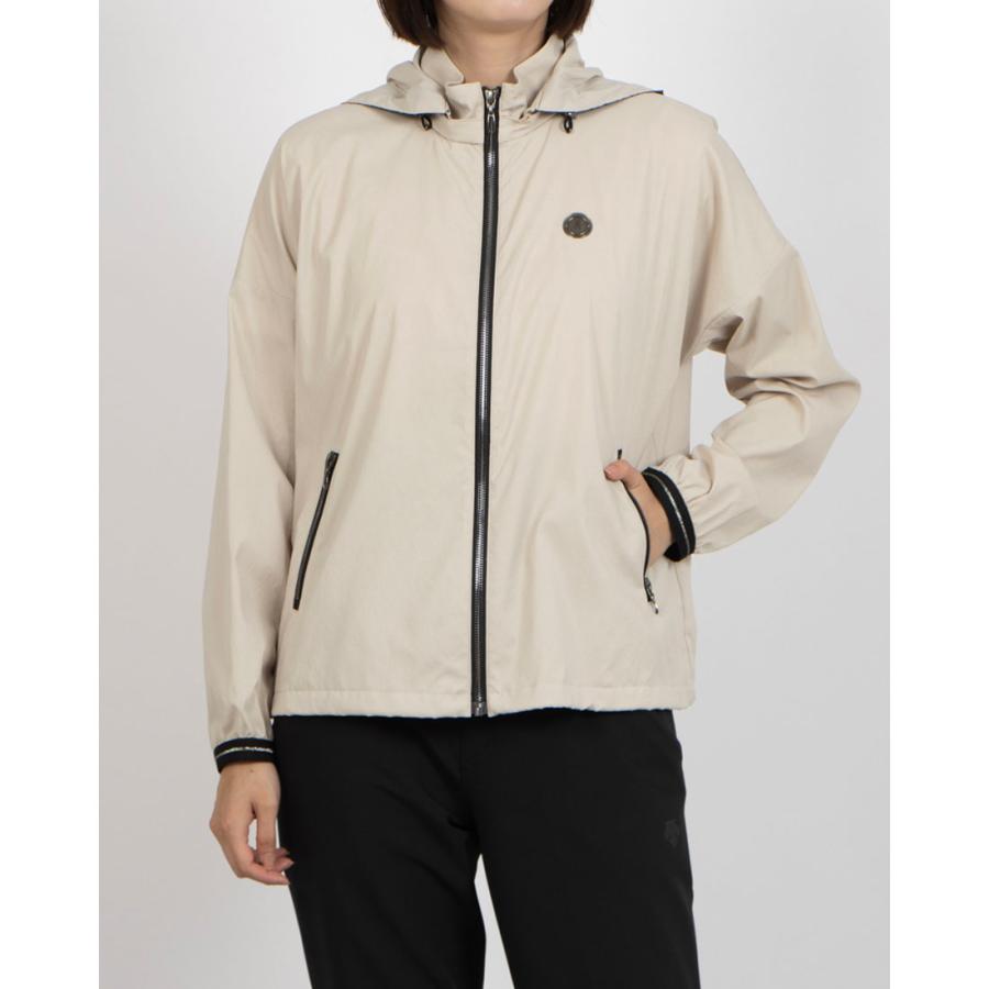 公式 ランバン スポール LANVIN SPORT ブルゾン はっ水 フード脱着可 レディース ジャケット 前開き ゴルフ VG5FWB31L 25FWの画像