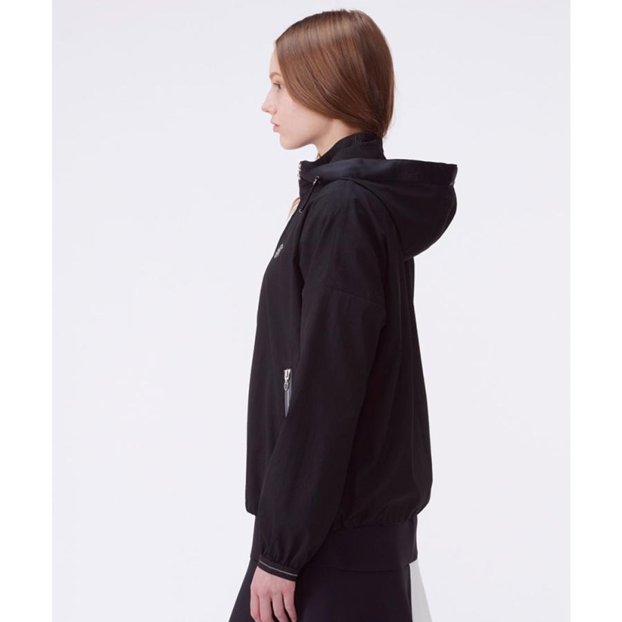 公式 ランバン スポール LANVIN SPORT ブルゾン はっ水 フード脱着可 レディース ジャケット 前開き ゴルフ VG5FWB31L 25FWの画像