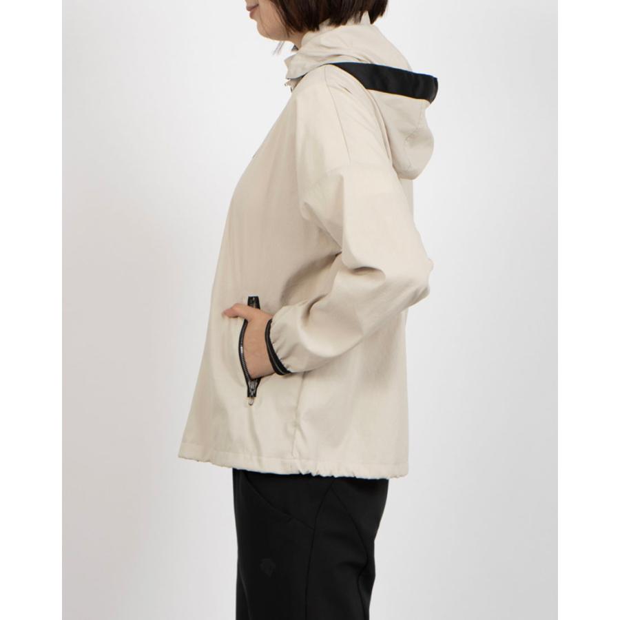 公式 ランバン スポール LANVIN SPORT ブルゾン はっ水 フード脱着可 レディース ジャケット 前開き ゴルフ VG5FWB31L 25FWの画像