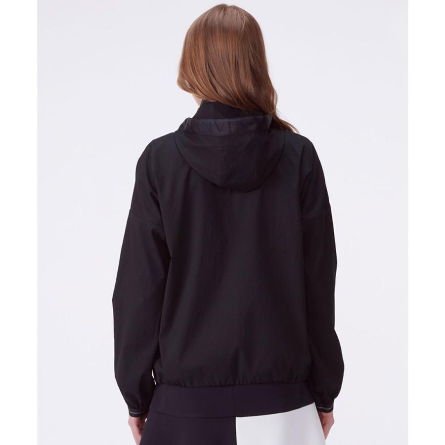 公式 ランバン スポール LANVIN SPORT ブルゾン はっ水 フード脱着可 レディース ジャケット 前開き ゴルフ VG5FWB31L 25FWの画像