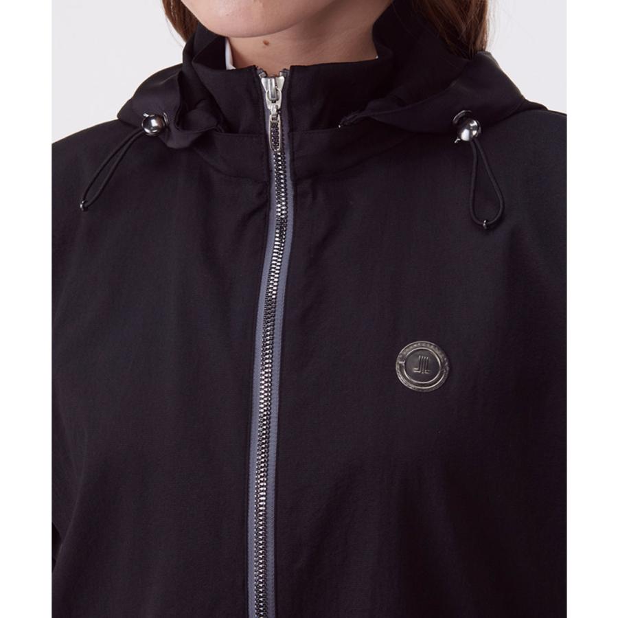 公式 ランバン スポール LANVIN SPORT ブルゾン はっ水 フード脱着可 レディース ジャケット 前開き ゴルフ VG5FWB31L 25FWの画像