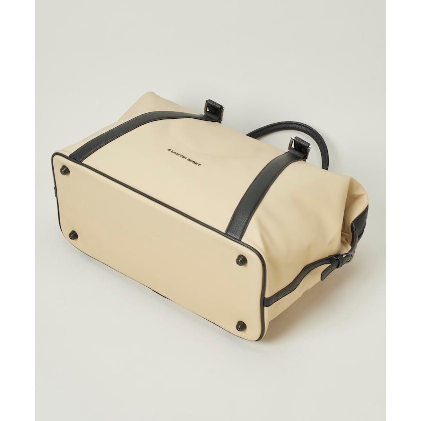 新品未使用ランバン スポール ボディバッグ ランバン スポール LANVIN SPORT スエード調ボストンバッグ -デサント