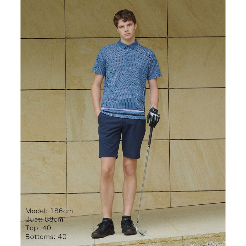 LANVIN SPORT ストライプ ショートパンツ ゴルフ