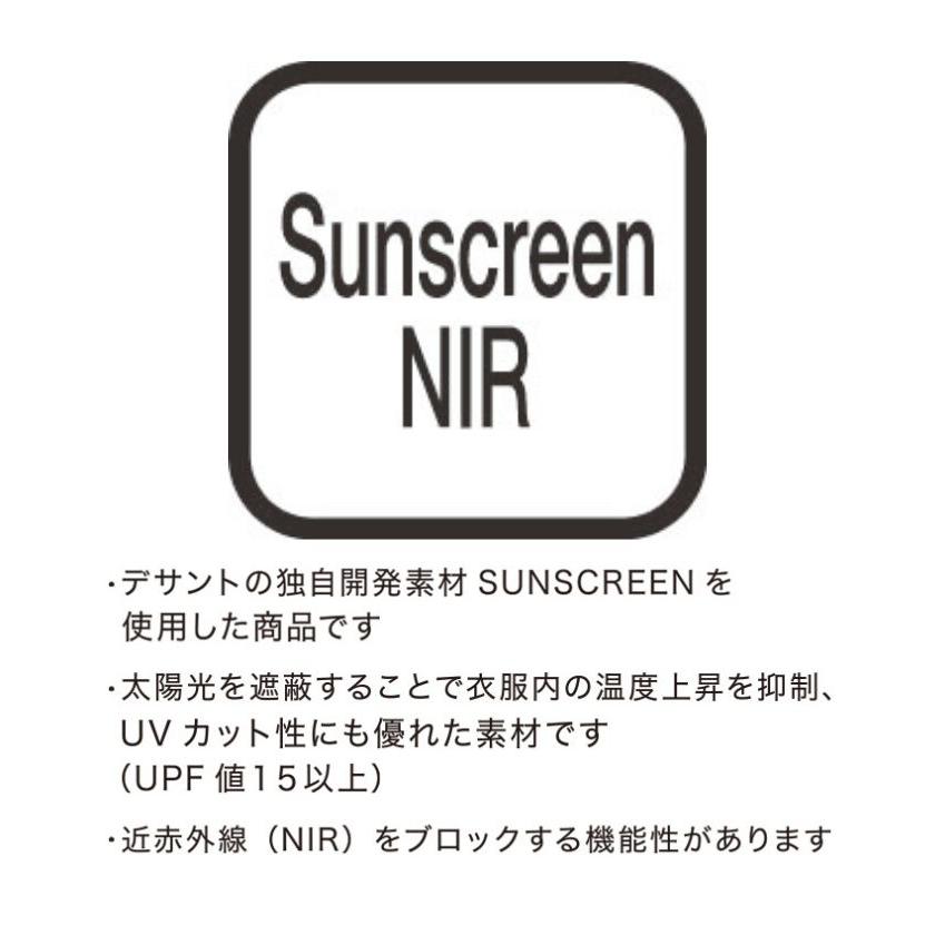 公式 ランバン スポール 神白 スタンドジップアップ半袖シャツ レディース 吸汗速乾 UVカット ストレッチ クーリング効果 ゴルフ VG5SHS43L 25SSの画像