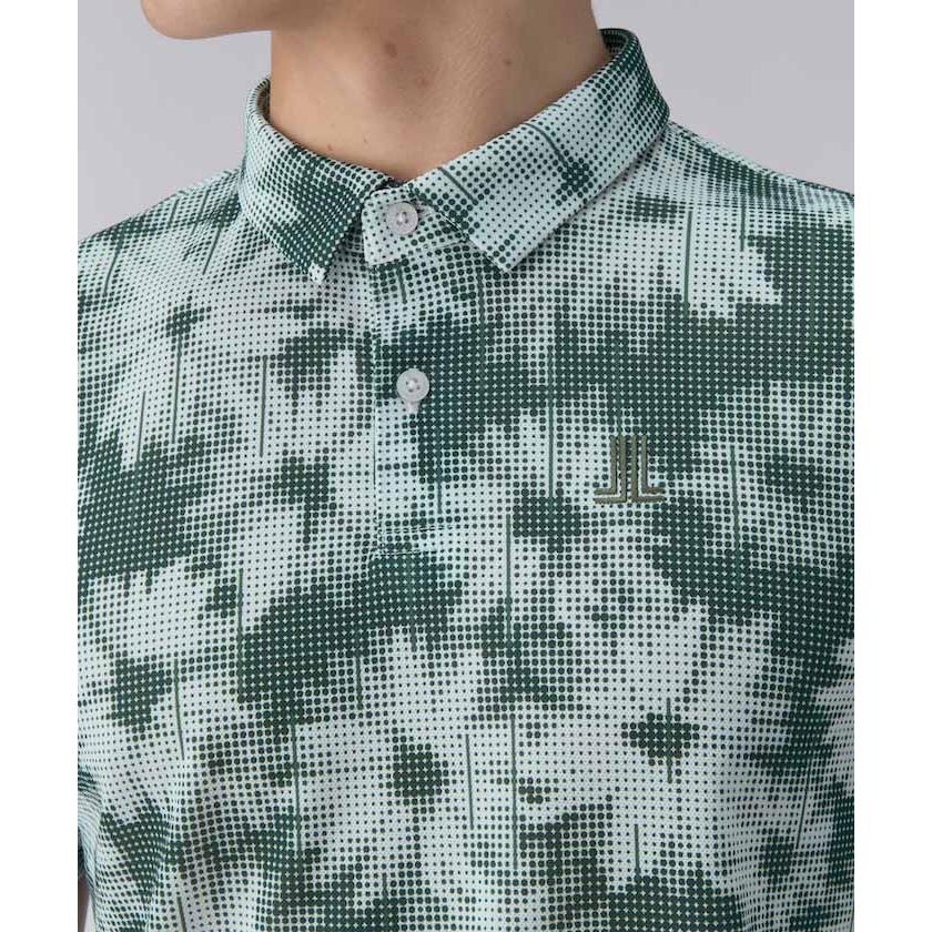 新品 LANVIN 総柄刺繍 ポロシャツ LANVIN SPORT SPORT(ラバンスポーツ) ロゴ刺繍 総柄 ポロシャツ