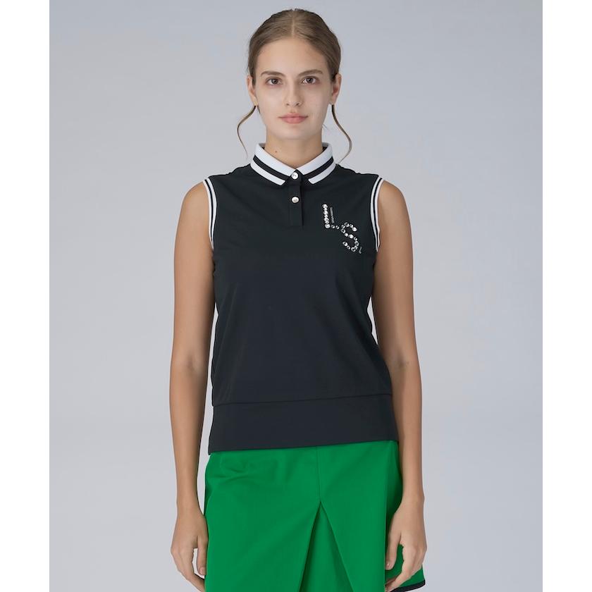 LANVIN ノースリーブポロシャツ