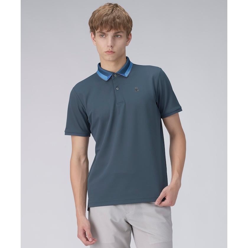 LANVIN SPORT 公式 ランバン スポール 衿プリント柄半袖