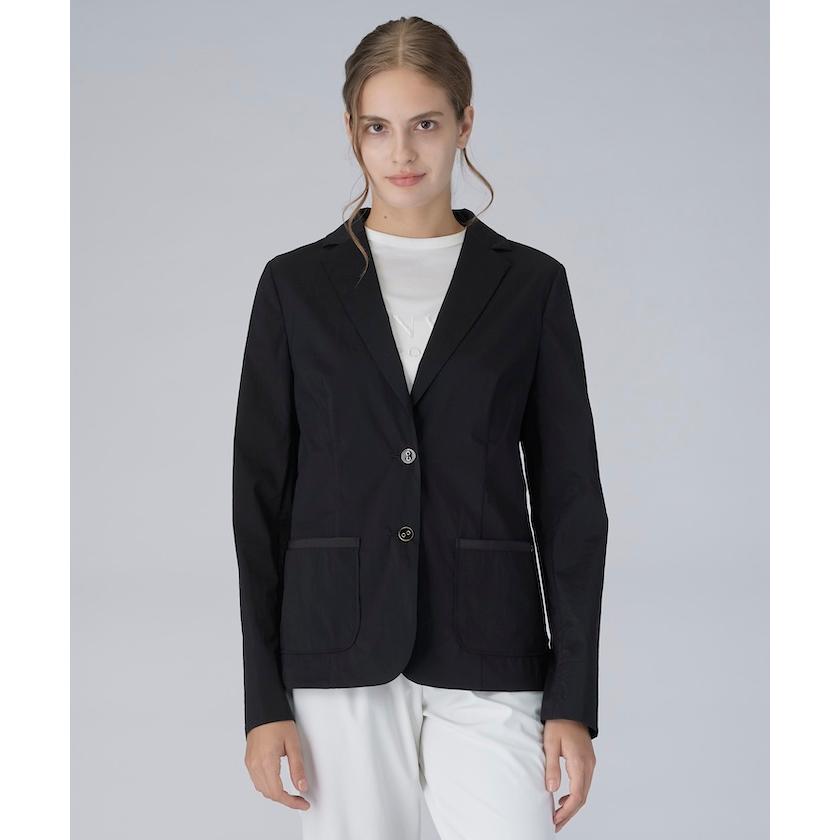 【早い者勝ち‼️】新品 ランバンスポール ジップジャケット サイズ42 ブラック LANVIN SPORT（ランバンスポール） 公式 ランバン スポール テーラード