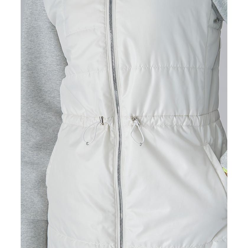 LANVIN SPORT ワンピース 40 ホワイト LANVIN SPORT 公式 ランバン スポール 中綿長袖ワンピース