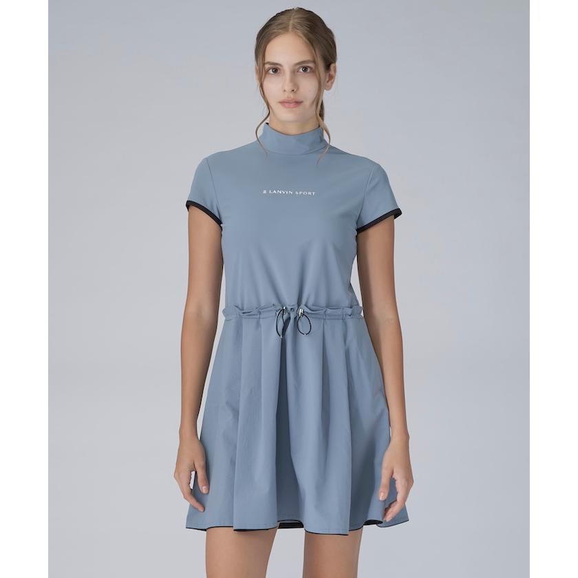 ランバンスポール　LANVIN ゴルフウェア　ワンピース　美品 LANVIN SPORT 公式 ランバン スポール Aラインワンピース