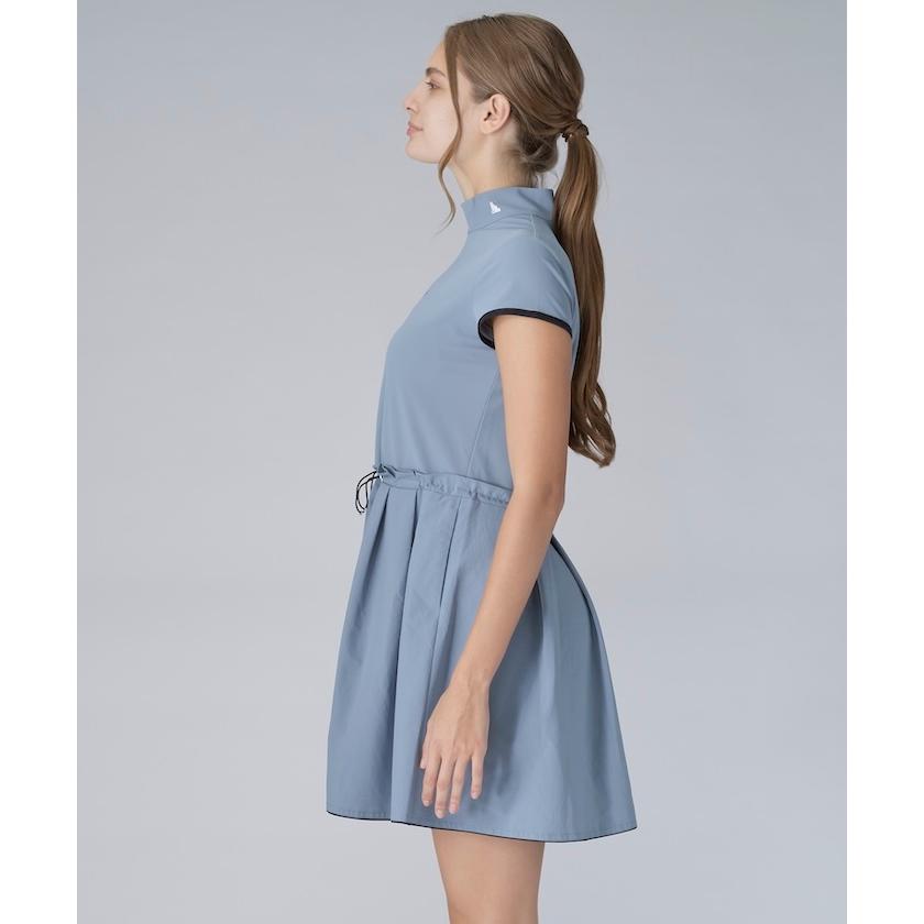 定価47300円【新品】レディース38ランバンスポールモックネックワンピース LANVIN SPORT（ランバンスポール） 公式 ランバン スポール モック