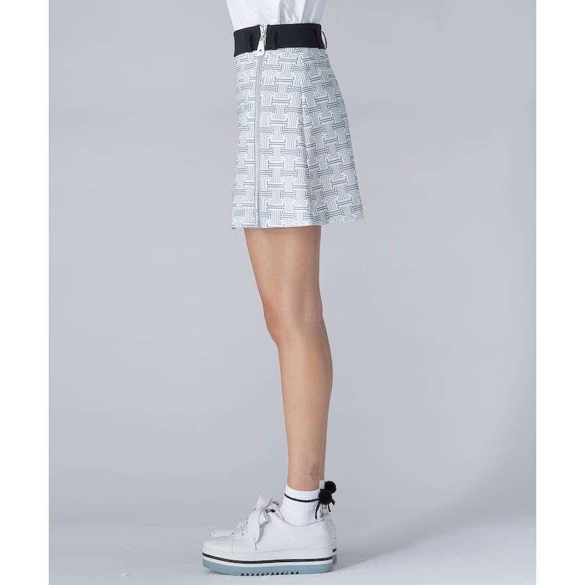 LANVIN SPORT ランバンスポール 千鳥 ワンピース スカート モノクロ