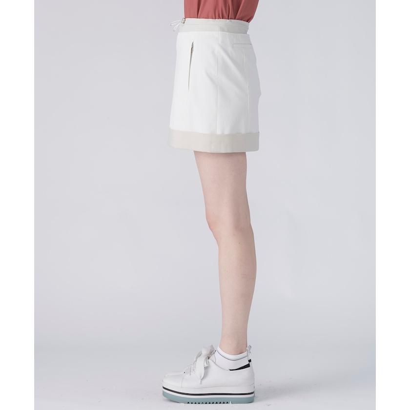 ランバンスポール　UVストレッチスカート　Lホワイト LANVIN SPORT（ランバンスポール） 公式 ランバン スポール スカート